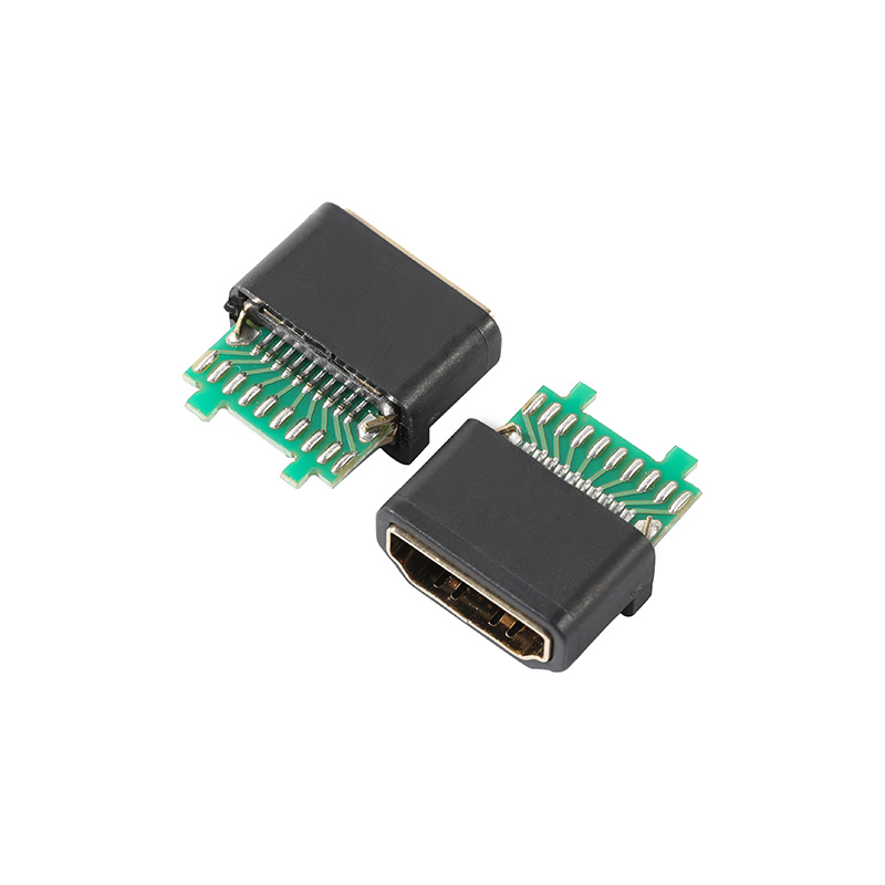 HDMI AF带板19P带半护套