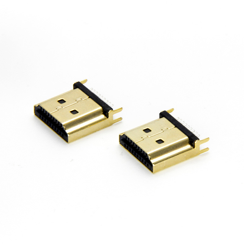 HDMI A公夹板式 镀金